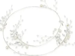 Trisa Celebride Drahtdekoration mit verschiedenen Perlen und Kristallsteinen 75 cm