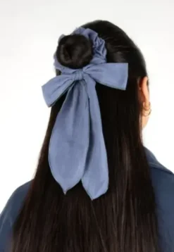 Trisa Fashion Denim Frenchclip und Scrunchie