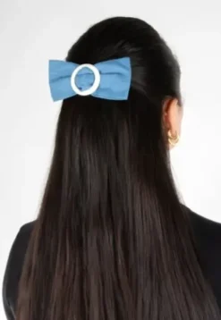 Trisa Fashion Denim Frenchclip und Scrunchie