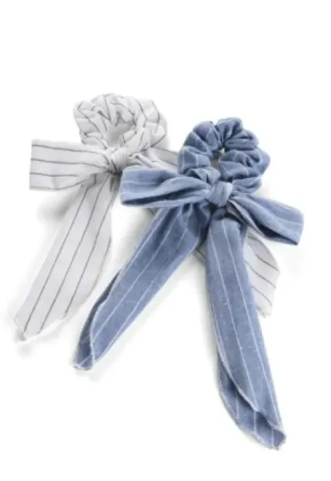 Trisa Fashion Denim Scrunchie mit Schleife
