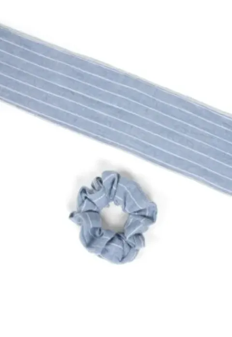 Trisa Fashion Denim Scrunchie mit Schleife