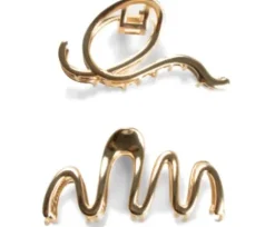 Trisa Fashion Geschwungene Metall Haarklemmen