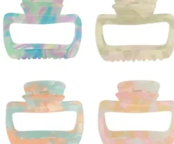 TRISA Fashion Marmoierte Haarklammer, multicolour