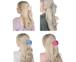 TRISA Fashion Stoffblume auf Haarklammer Set