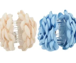 TRISA Fashion Stoffblume auf Haarklammer Set