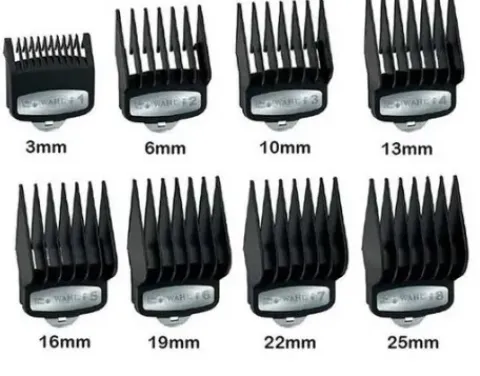 Wahl Metall Aufsteckkamm-Set Nr. 1 - 8
